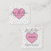 Eenvoudig, minimalistisch bewerkbaar Visitekaartje (Voorkant / Achterkant)