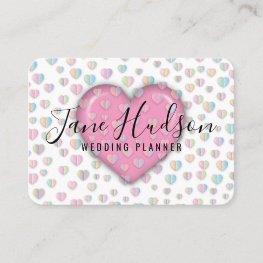 Eenvoudig, minimalistisch bewerkbaar Visitekaartje (Voorkant)