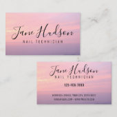 Eenvoudig, minimalistisch bewerkbaar Visitekaartje (Voorkant / Achterkant)