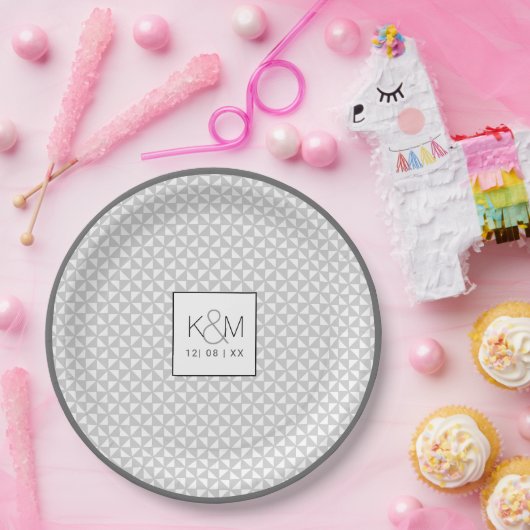 Eenvoudig minimalistisch Bord voor bruiloft zwarte (Feest)