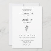 Eenvoudig minimalistisch elastisch elastisch lefbr kaart (Voorkant)