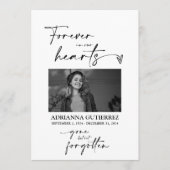 Eenvoudig minimalistisch foto-herdenkingsprogramma programma (Voorkant)