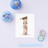 Eenvoudig minimalistisch fotonummer één dag flyer (Enkel)