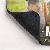 Eenvoudig minimalistisch fotoscript muismat (Hoek)