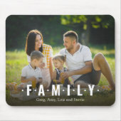 Eenvoudig minimalistisch fotoscript muismat (Voorkant)