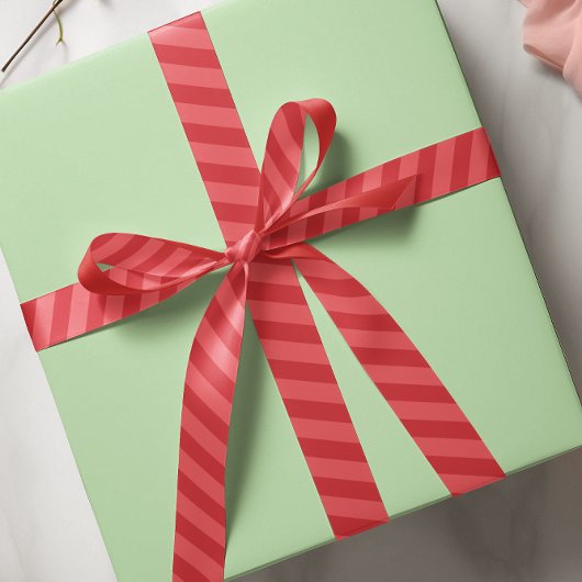 Eenvoudig minimalistisch gestreept rood minimaal p lint