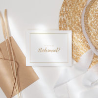 Eenvoudig minimalistisch|Goud Lijst Wees mijn brui