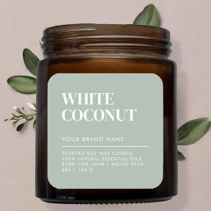 Eenvoudig minimalistisch keurmerk voor moderne kaa vierkante sticker