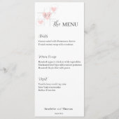Eenvoudig minimalistisch menu (Voorkant)