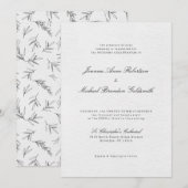 Eenvoudig minimalistisch modern Eucalyptus Olive W Kaart (Voorkant / Achterkant)