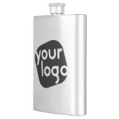 Eenvoudig minimalistisch modern merk Voeg uw Logo Flacon (Links)