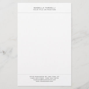 Eenvoudig Minimalistisch Modern Professioneel Briefpapier