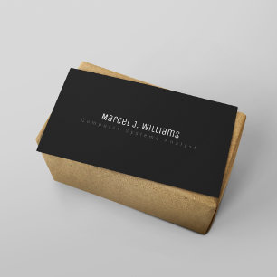 Eenvoudig minimalistisch modern professioneel effe visitekaartje