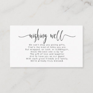 Eenvoudig minimalistisch, mooi zwart ID523 Informatiekaartje