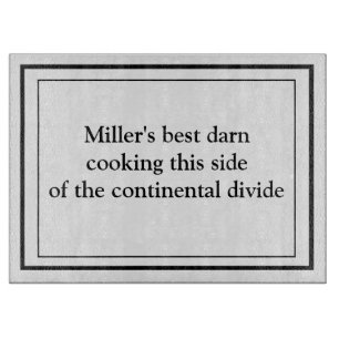 Eenvoudig minimalistisch ontwerp snijplank