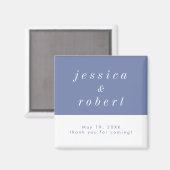 Eenvoudig minimalistisch paardenpaashuwelijk magneet (Voorkant / Achterkant)