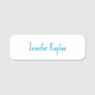 Eenvoudig Minimalistisch Professioneel Casual Hand Naamplaatje