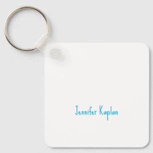 Eenvoudig Minimalistisch Professioneel Casual Hand Sleutelhanger