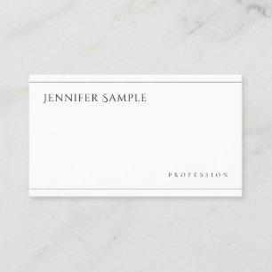 Eenvoudig minimalistisch, professioneel modern visitekaartje
