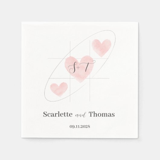 Eenvoudig minimalistisch servet (Voorkant)