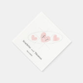 Eenvoudig minimalistisch servet (Hoek)