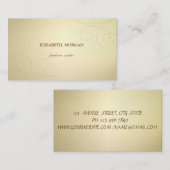 Eenvoudig, minimalistisch, stijlvol, elegant, Faux Visitekaartje (Voorkant / Achterkant)