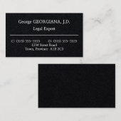 Eenvoudig, minimalistisch Visitekaartje (Voorkant / Achterkant)