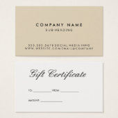 Eenvoudig Minimalistisch Visitekaartjes (Voorkant /achterkant)