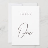 Eenvoudig minimalistisch weddenschapsnummer voor k (Achterkant)