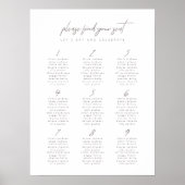 Eenvoudig minimalistisch wedijverplaatje poster (Voorkant)