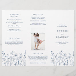 Eenvoudig Minimalistisch Wildflower Boho Wedding P