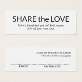 Eenvoudig minimalistisch zwart wit mini visitekaartjes (Voorkant /achterkant)