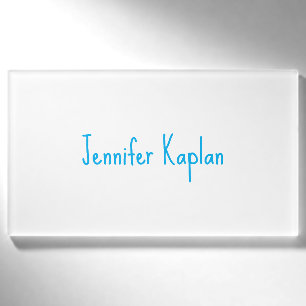 Eenvoudig Minimalistische Professioneel Casual Han Naambadge