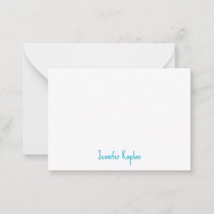 Eenvoudig Minimalistische Professioneel Casual Han Notitiekaartje