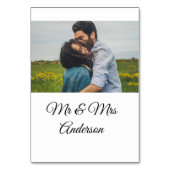 Eenvoudig minimum aantal Mr. en mrs voegen jouw na Kaart (Voorkant)