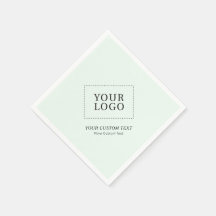 Eenvoudig Mint Aangepast Zakelijk Logo Promotionee
