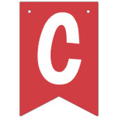 Eenvoudig, modern, aangepast Afstudeerder, jaar Vlaggetjes (Eerste vlag)