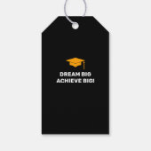 Eenvoudig modern Afstuderen Dank u Gift Label Cadeaulabel (Achterkant)