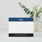 Eenvoudig modern Afstuderen Dank u kaarten (zeemac (Staand voorkant)