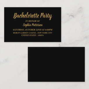 Eenvoudig & modern, Bachelorette Party Ticket nodi
