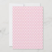 Eenvoudig Modern Bold Custom Kleur Hexagon Geometr Kaart (Achterkant)