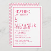 Eenvoudig Modern Bold Custom Kleur Hexagon Geometr Kaart (Voorkant / Achterkant)