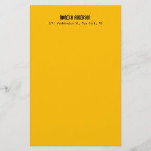 Eenvoudig Modern Eenvoudig Professioneel Amber Gee Briefpapier