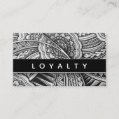 Eenvoudig modern, elegant, professioneel rendy pat afsprakenkaartje (Voorkant)