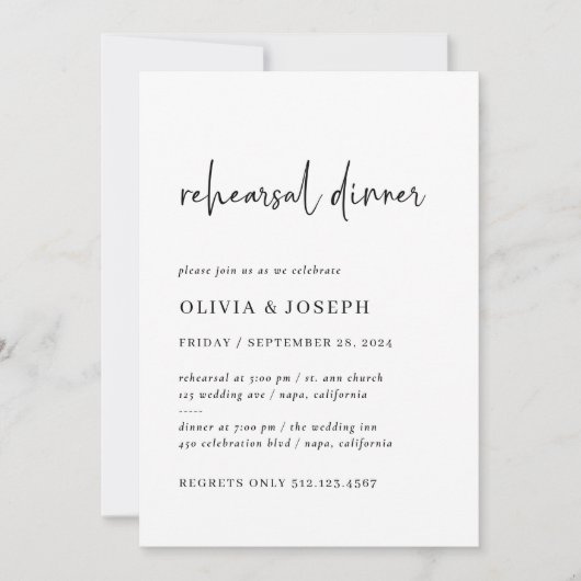 Eenvoudig modern en minimalistisch | repetitief di kaart (Voorkant)