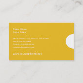 Eenvoudig modern en professioneel Visitekaartje-go Visitekaartje (Achterkant)