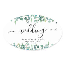 Eenvoudig modern Eucalyptus Weddenschap