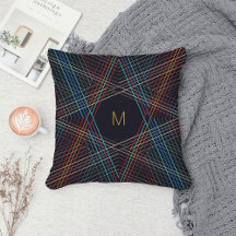 Eenvoudig modern geometrisch ontwerp met monogram 