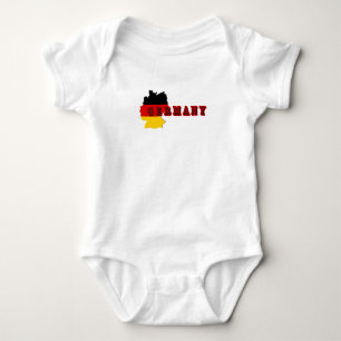 Eenvoudig Modern Germania Duitsland Art Letter Sou Romper