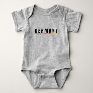 Eenvoudig Modern Germania Duitsland Art Letter Sou Romper